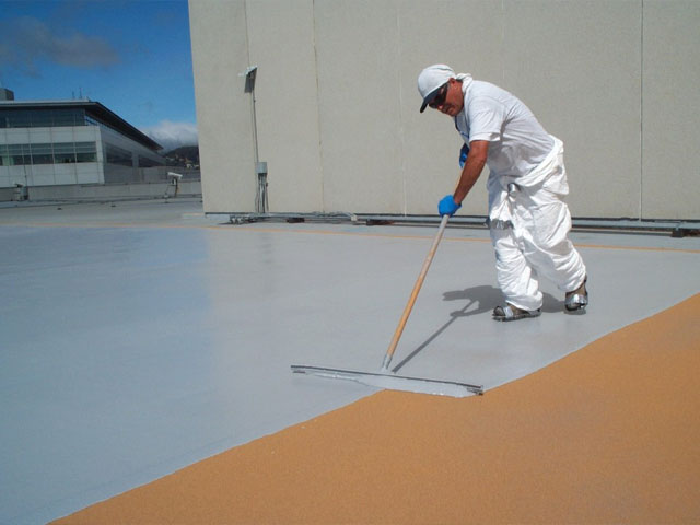 AquaSeal - One component, UV resistant, free of bitumen, solvent and isocyanates, elastic waterproofing product.